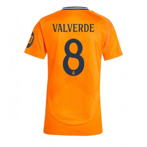 Fotbalové Dres Real Madrid Federico Valverde #8 Dámské Venkovní 2024-25 Krátký Rukáv